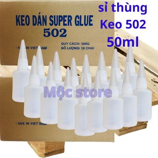 Thùng Keo 502 50ml-100ml-200ml-500ml chuyên dùng ngành Mộc-Decor