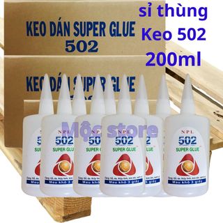 Thùng Keo 502 50ml-100ml-200ml-500ml chuyên dùng ngành Mộc-Decor