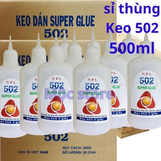 Thùng Keo 502 50ml-100ml-200ml-500ml chuyên dùng ngành Mộc-Decor