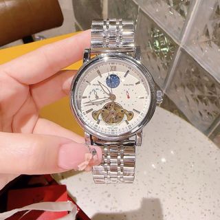 SALE BỎ MẪU ĐỒNG HỒ NAM TRUNG CẤP FATEK DÂY THÉP SỐ VẠCH AUTOMATIC