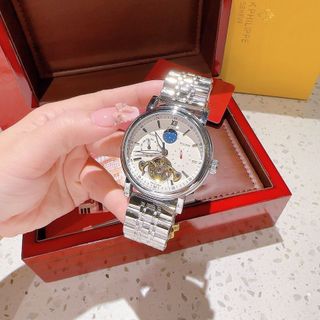 SALE BỎ MẪU ĐỒNG HỒ NAM TRUNG CẤP FATEK DÂY THÉP SỐ VẠCH AUTOMATIC
