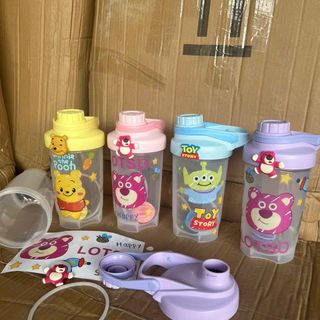 Bình Đựng Nước Nhựa 600ml Mix Màu