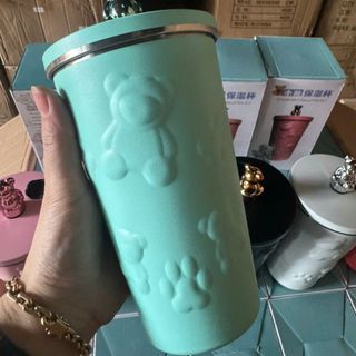 Ly Giữ Nhiệt Gấu Inox 600ml