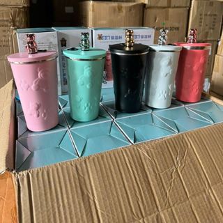 Ly Giữ Nhiệt Gấu Inox 600ml