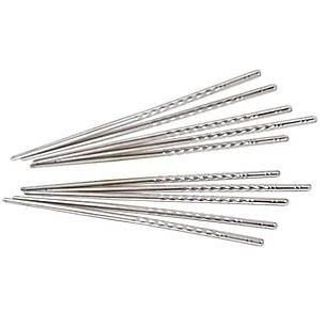 SET 5 ĐÔI ĐŨA INOX XOẮN SANG TRỌNG