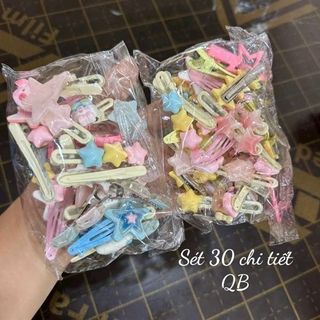 Set kẹp tóc 30 chi tiết