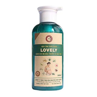 DUNG DỊCH VỆ SINH PHỤ NỮ THẢO DƯỢC LOVELY – TRƯỚC VÀ SAU SINH 500ML