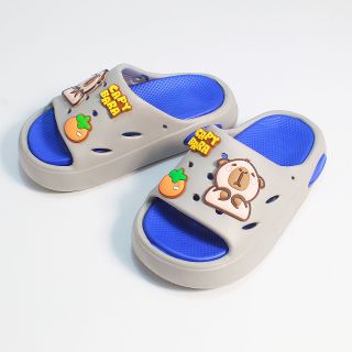 Dép Trẻ Em Sticker Capybara Hot Trend – Dép Cao Su EVA Êm Chân, Đế Dày Chống Sốc, Hàng Nhập Khẩu 100% - Mã A01-157