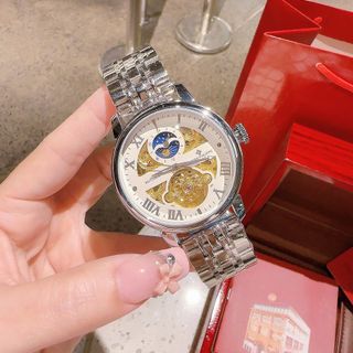 SALE BỎ MẪU ĐỒNG HỒ NAM TRUNG CẤP FATEK DÂY THÉP SỐ LA MÃ AUTOMATIC