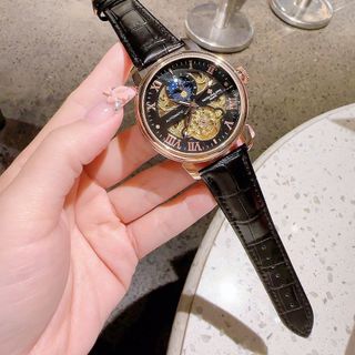 SALE BỎ MẪU ĐỒNG HỒ NAM TRUNG CẤP FATEK DÂY DA SỐ LA MÃ AUTOMATIC