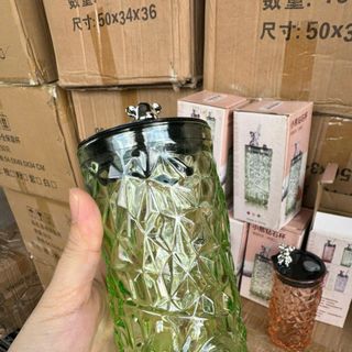 Ly Đựng Nước Thủy Tinh Hình Gấu 500ml