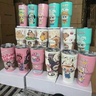 Ly Đựng Nước Giữ Nhiệt Thái 900ml Kèm Ống Hút Phụ Kiện