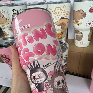 Ly Đựng Nước Giữ Nhiệt Thái 900ml Kèm Ống Hút Phụ Kiện