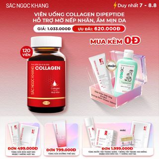 Viên Uống Collagen Dipeptide Sắc Ngọc Khang [Hộp 120 Viên]