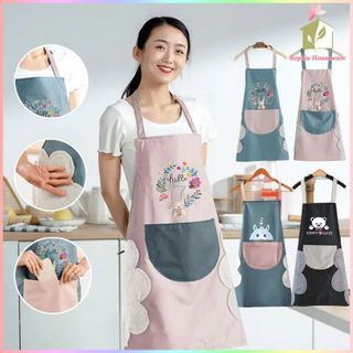 Tạp dề hoa thỏ hình thú Hello