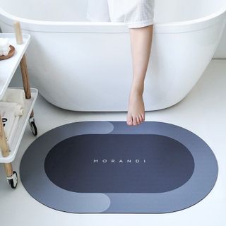 Thảm lau chân silicon hình Oval (TQ)