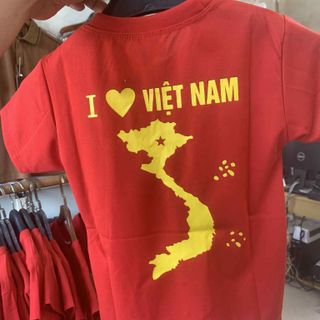 Áo cờ đỏ sao vàng chất cotton pha thoáng mát - xưởng Hà Đinh