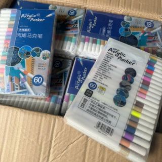 Hộp 60 Cây Bút Màu Acrylic Marker