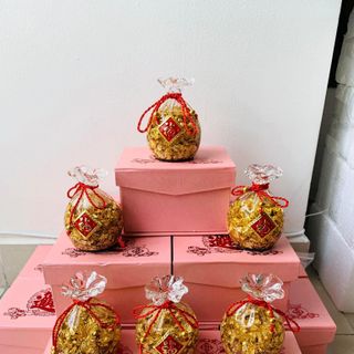 TÚI TIỀN VÀNG LÁ SIZE TO (595G)