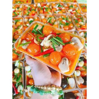 Thịt Chưng Nấm Tam Sắc & Nấm Trứng Muối Hủ 500gr (giao hoả tốc)