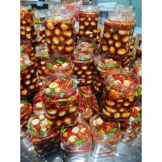 Trứng cút ngâm tương hủ 50 trứng (giao tphcm)