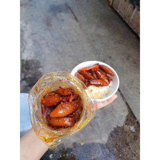 Mực sữa rim tỏi ớt hủ 500gr (giao hoả tốc)