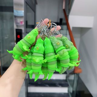 Móc khoá cá sấu thân dài