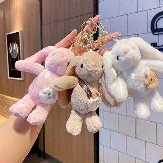 Móc khoá thỏ đeo balo