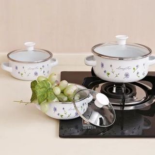 Bộ nồi 3 món inox hoa 111D (NẮP KÍNH)
