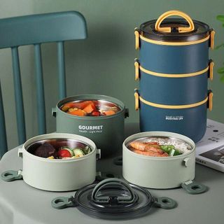 CÀ MEN, HỘP CƠM 3 TẦNG GIỮ NHIỆT INOX