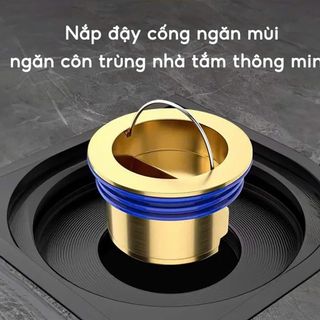 Nắp đậy cống thoát nước ngăn mùi, chống côn trùng bằng đồng
