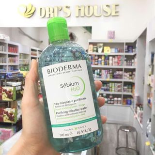 Nước tẩy trang Bioderma Xanh  500ml