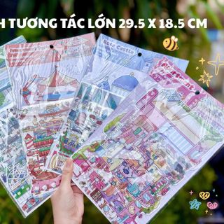 Tranh tương tác lớn 29x18cm