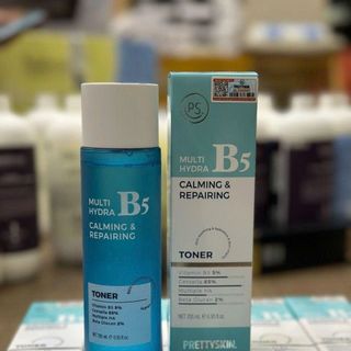💧 Nước hoa hồng Pretty Skin Multi Hydra B5 Calming & Repairing Toner 205ml 💧