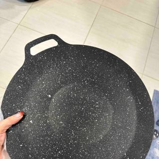 Chảo gang vân đá 34cm 600g