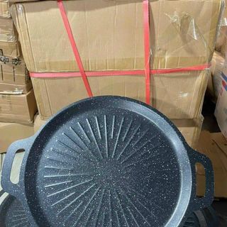 Chảo gang vân đá 34cm (580g)