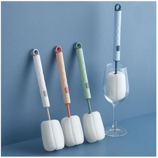 Cọ rửa cốc 2 mức hình hoa