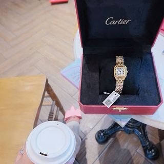 SET ĐỒNG HỒ NỮ SIÊU CẤP CATIOR DÂY DA MÁY THUỴ SĨ MẶT TRÒN MINI