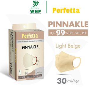 Khẩu Trang Cao Cấp Perfetta Pinnakle ,Form 5D, Quai Đeo Thun Bông , Lớp Trong Mềm Mịn (30 cái/hộp)