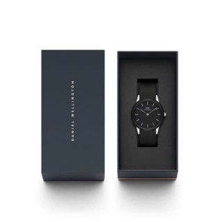 ĐỒNG HỒ NAM NỮ CAO CẤP DANIEL W MOTION DÂY CAO SU VIỀN BẠC FULLBOX TEM