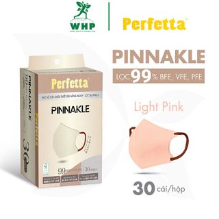Khẩu Trang Cao Cấp Perfetta Pinnakle ,Form 5D, Quai Đeo Thun Bông , Lớp Trong Mềm Mịn (30 cái/hộp)