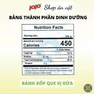Bánh xốp que vị Dừa và cà phê Dừa JoJo 70g - Shop ăn vặt - bánh ăn vặt tuổi thơ
