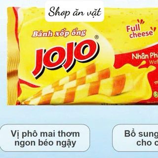 Bánh xốp ống vị phô mai JoJo 115g Shop ăn vặt Bánh xốp phô mai