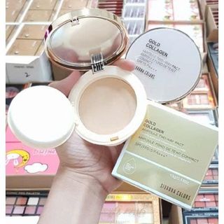Phấn phủ siêu mịn Sivanna Colorsgold Collagen