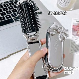 GƯƠNG LƯỢC XẾP GỌN NƠ BẠC