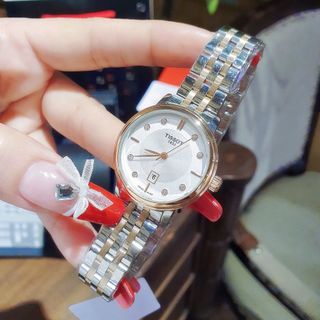 ĐỒNG HỒ NỮ TRUNG CẤP TIXOT TOPAZ DEMI THÉP KHOÁ BƯỚM
