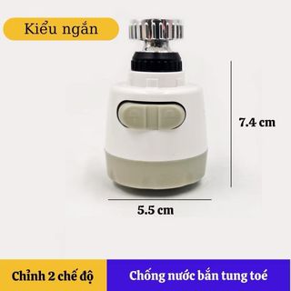 Đầu vòi rửa bát 3 chế độ V03 (trắng)