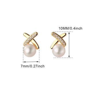 SET ĐỒNG HỒ NỮ CHÍNH HÃNG FUNMEI F20205 NGỌC TRAI TẶNG KÈM HOA TAI FULLBOX