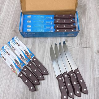Dao gọt cán nhựa giả gỗ - Dao 235 (58g, 27cm) Japan ASAKH