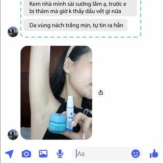 Kem trị thâm nách, mông, bẹn Gluta Milk (mua 1 hộp Tặng 1 tuýp
